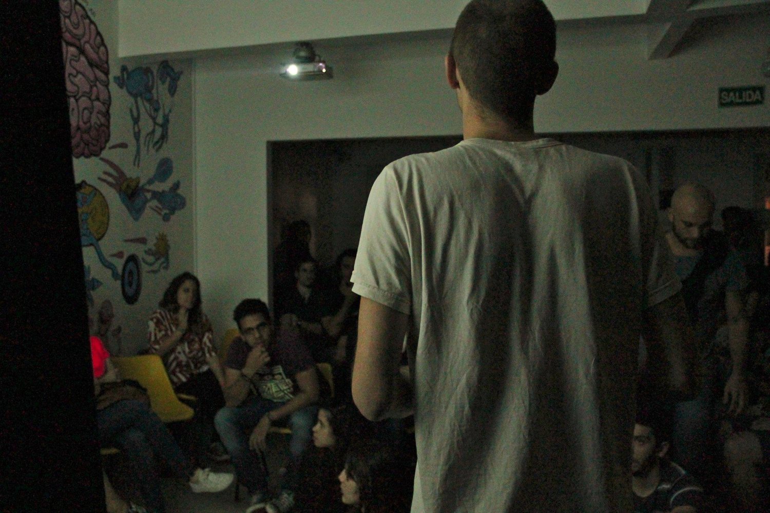 A class in progress