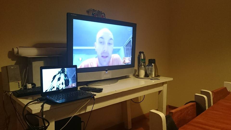The Skype teaching setup