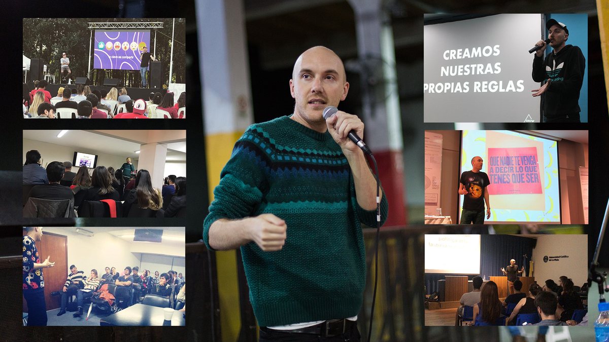 Teaching sessions at universities, schools and industry events across Argentina, 2015-2022