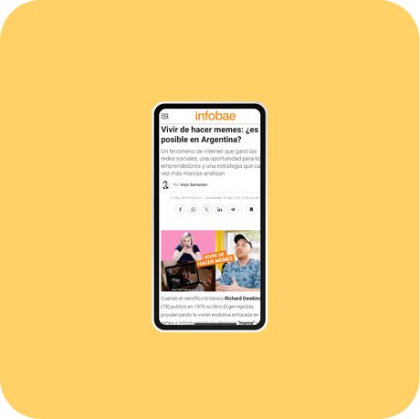 Infobae — can you make a living from memes? 2019